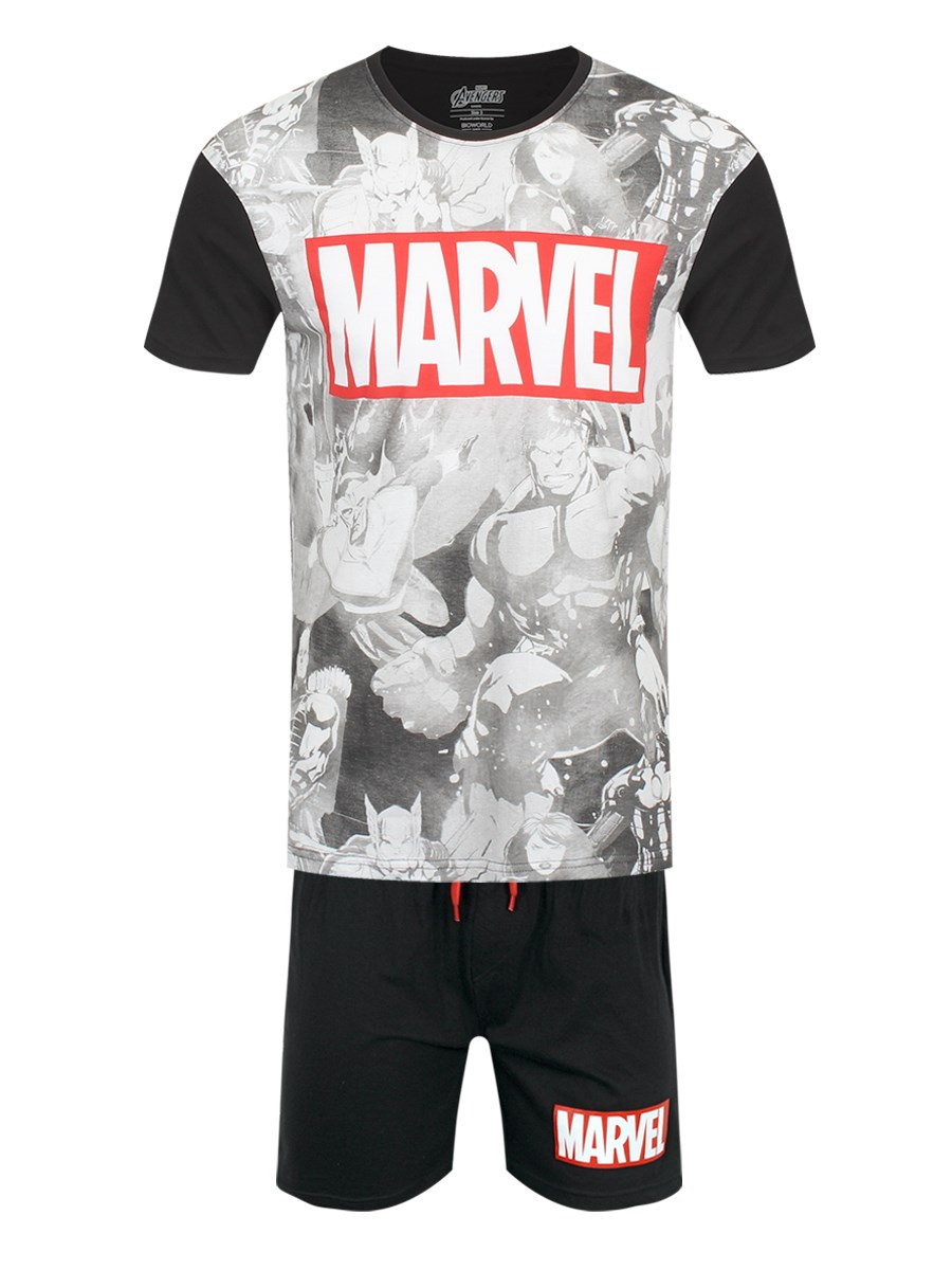 Marvel Avengers Men's Short Pyjamas Buy Online at
