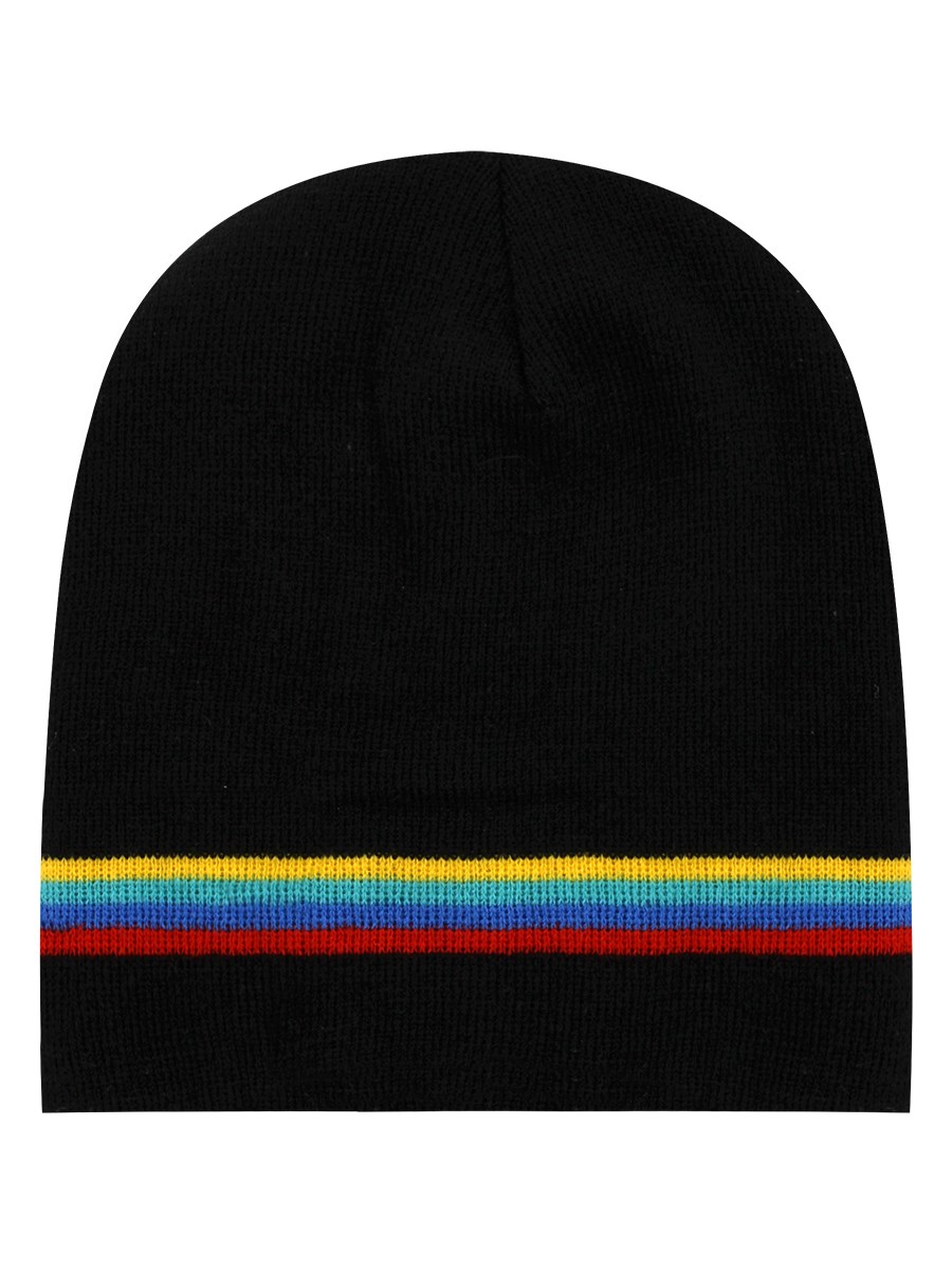 NEW CLASSIC SYMBOL & COLOURS BLACK BEANIE HAT OFFICIAL SONY PLAYSTATION 