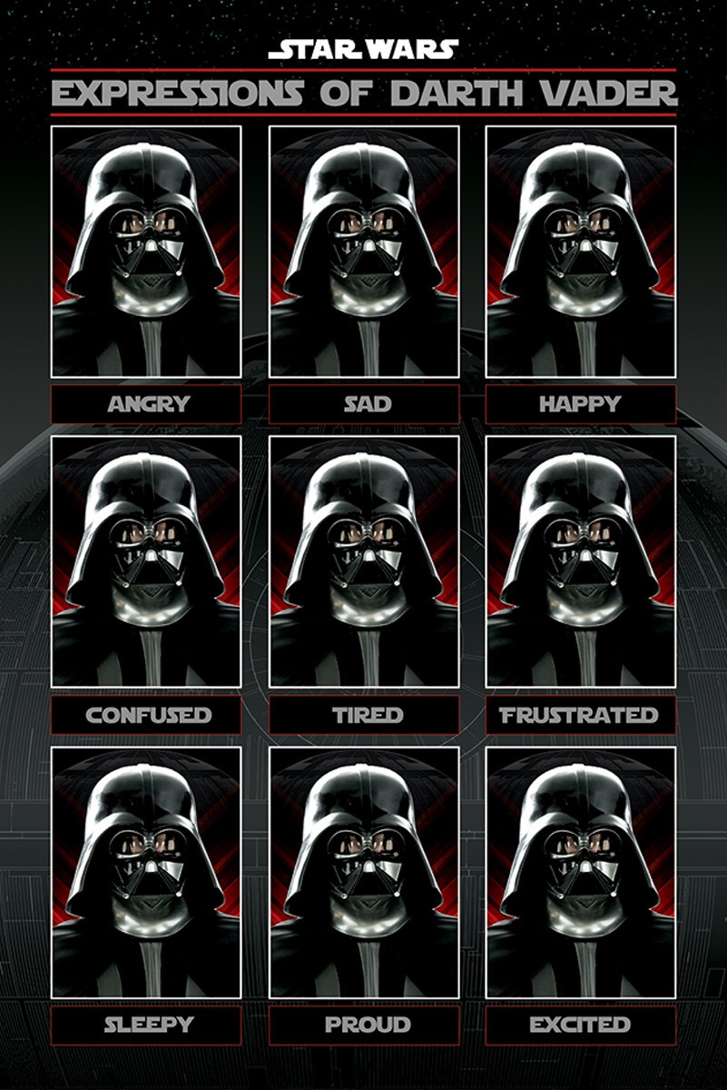 Star Wars Expressions Of Darth Vader Buy Online At Grindstore Com