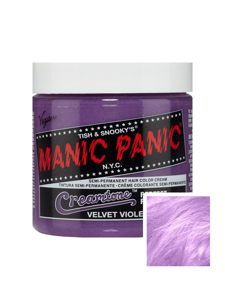 Manic Panic Creamtones Perfect Pastel Hair Color 118ml - Velvet Violet - Buy  Online at 