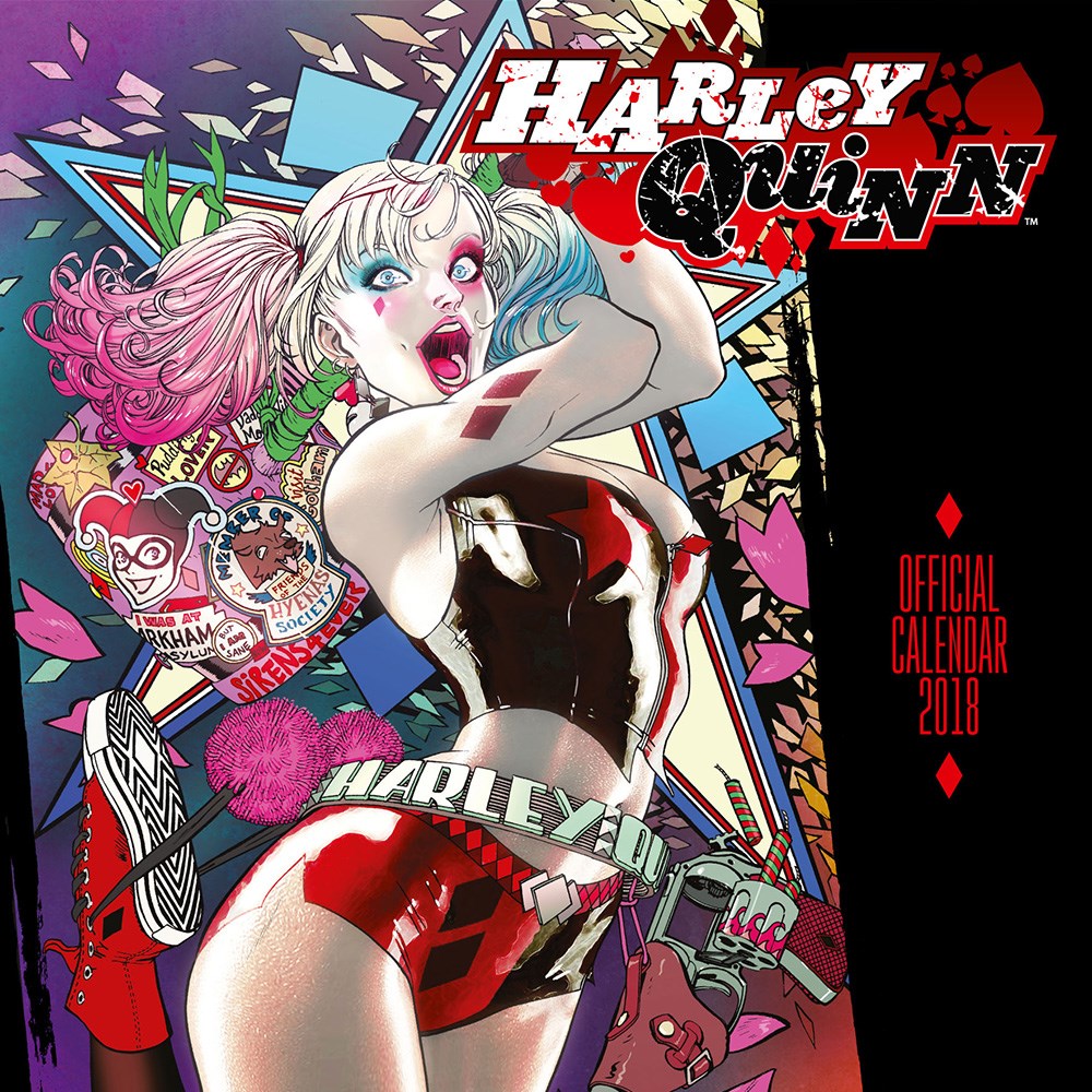 Harley Quinn 2018 Square Calendar Buy Online At