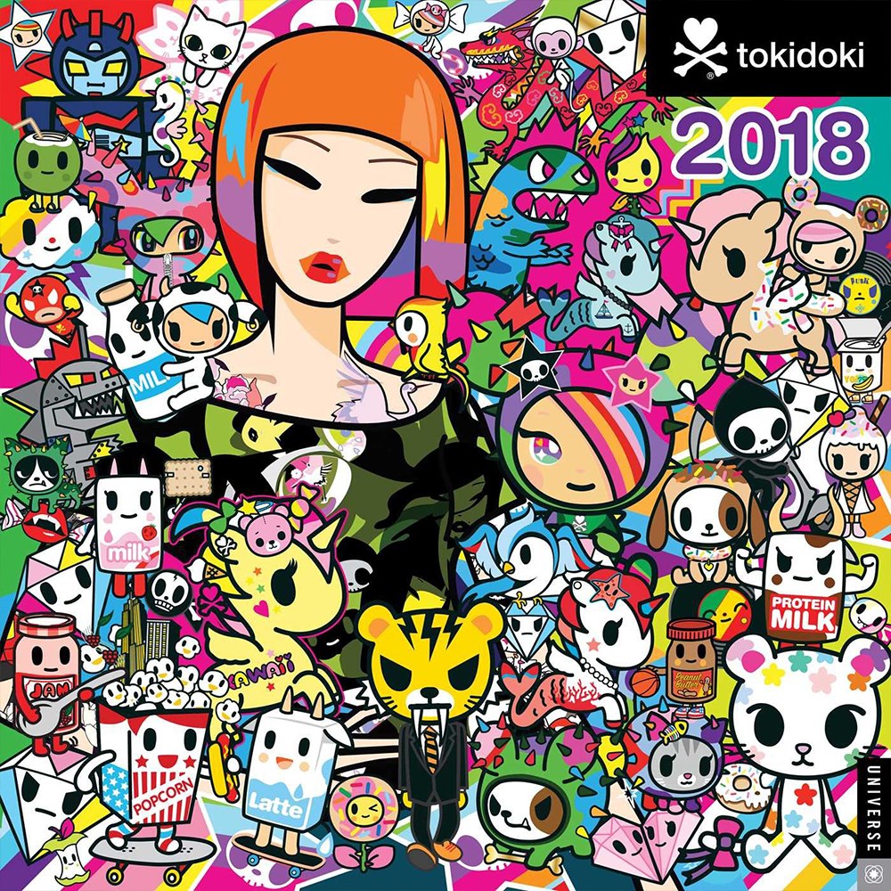 Tokidoki 2018 Wall Calendar - Buy Online at Grindstore.com