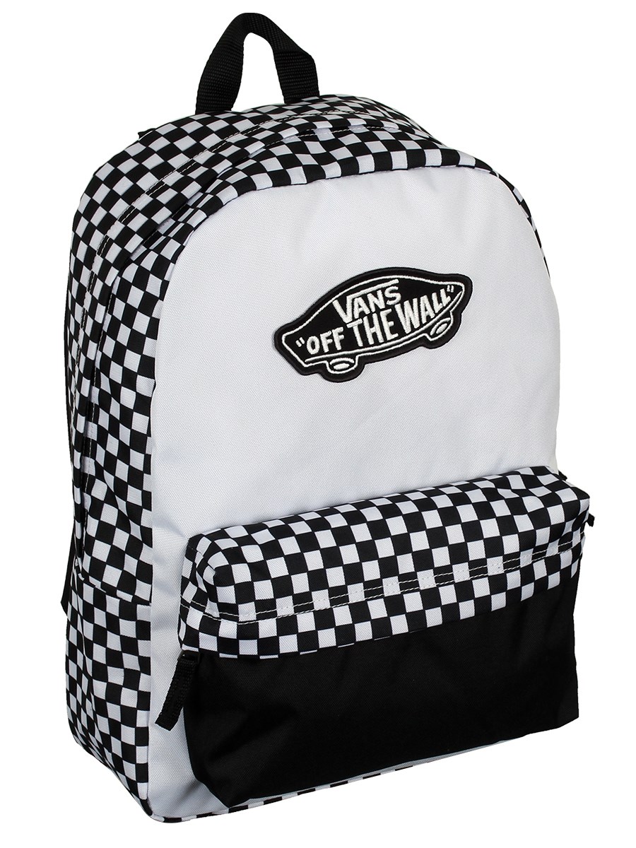 Vans Realm Backpack - Black & White Checkerboard - Buy Online at mediakits.theygsgroup.com