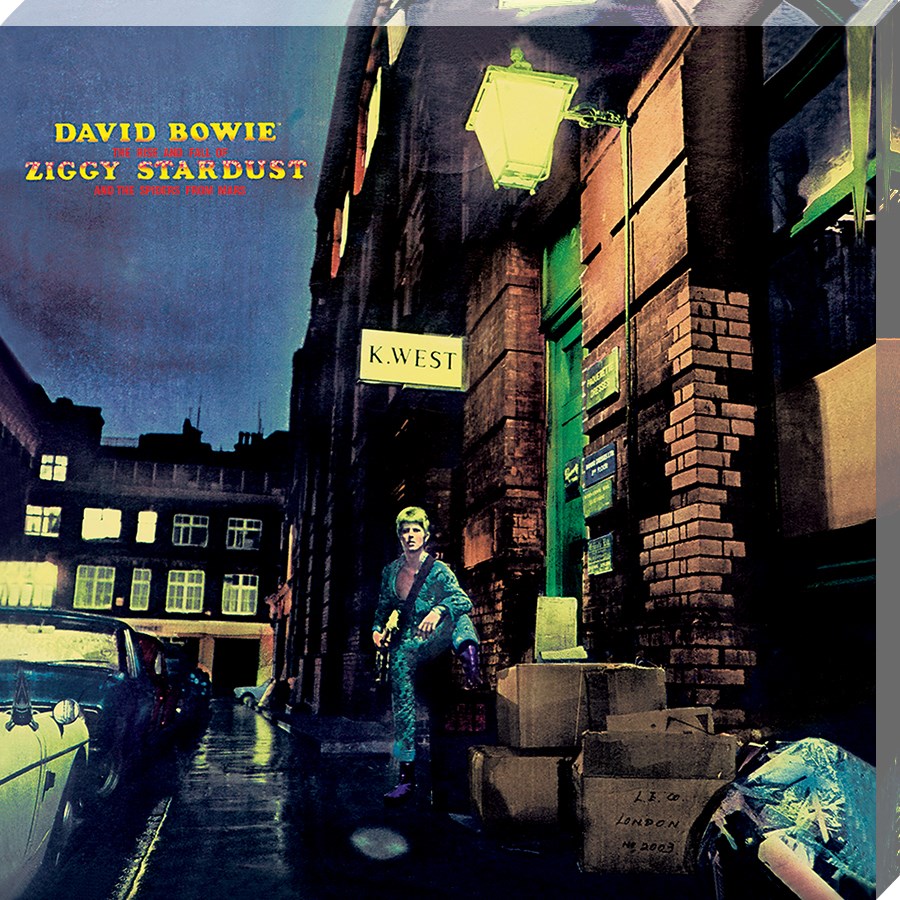 David Bowie Ziggy Stardust Classic Album Cover Canvas Buy Online At 1453