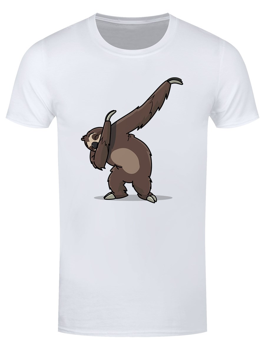 Sloth Dab Men S White T Shirt Buy Online At Grindstore Com
