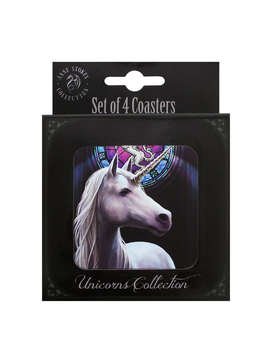 Anne Stokes Unicorn Collection Coasters - Set Of 4 - Buy Online at ...