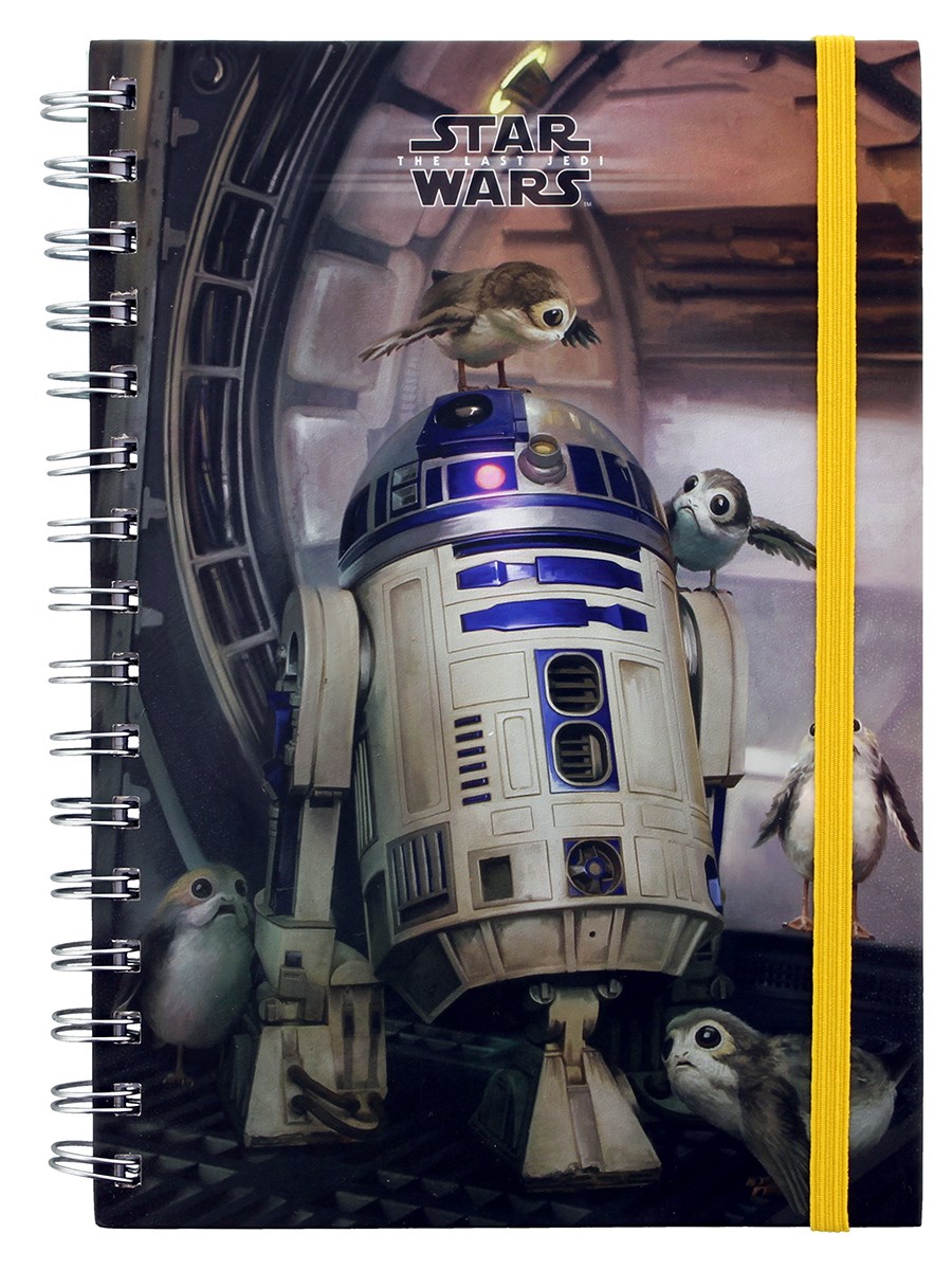 Star Wars The Last Jedi Notebook R2 D2 