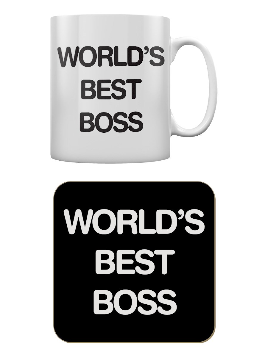 Mug and Coaster Set Male Like a Boss 