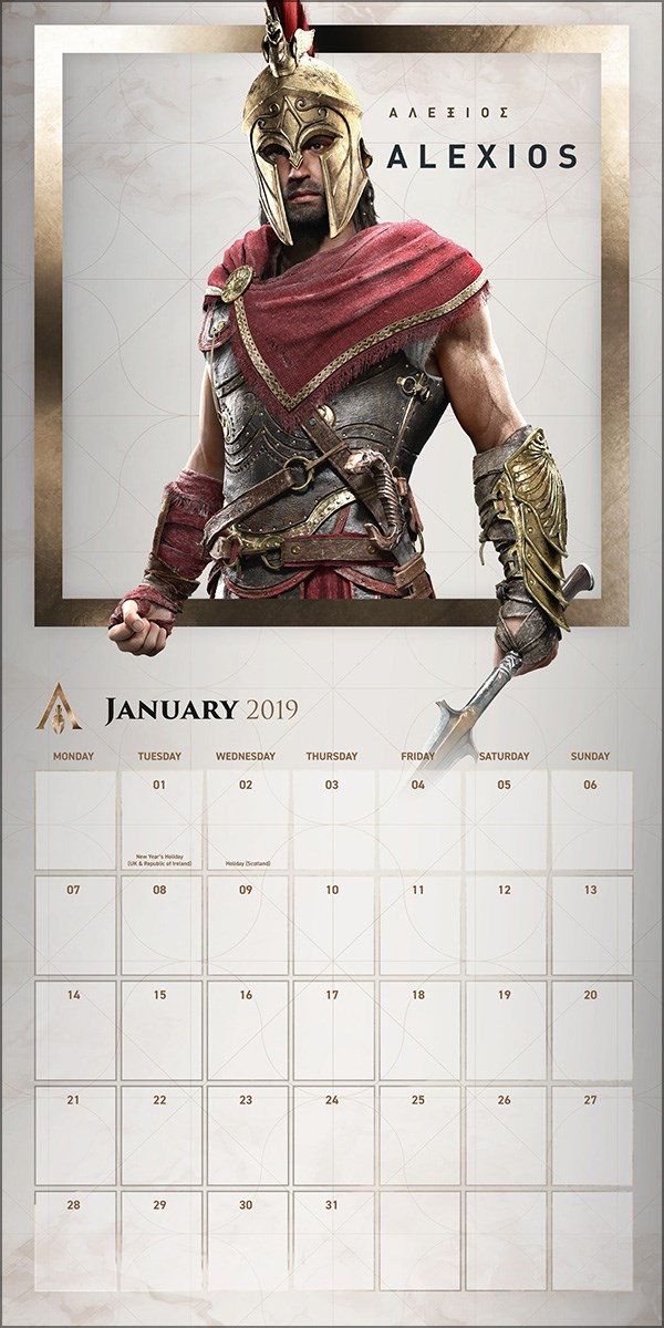 Assassin's Creed 2019 Official Square Wall Calendar - Buy Online at