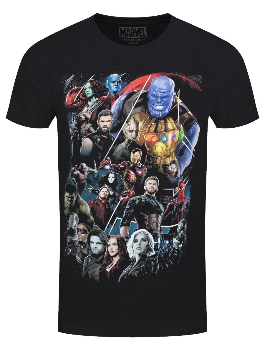 Marvel Avengers Infinity War Men's Black TShirt Buy