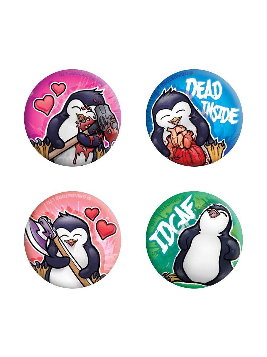 Psycho Penguin Dead Inside Badge Pack - Buy Online at 