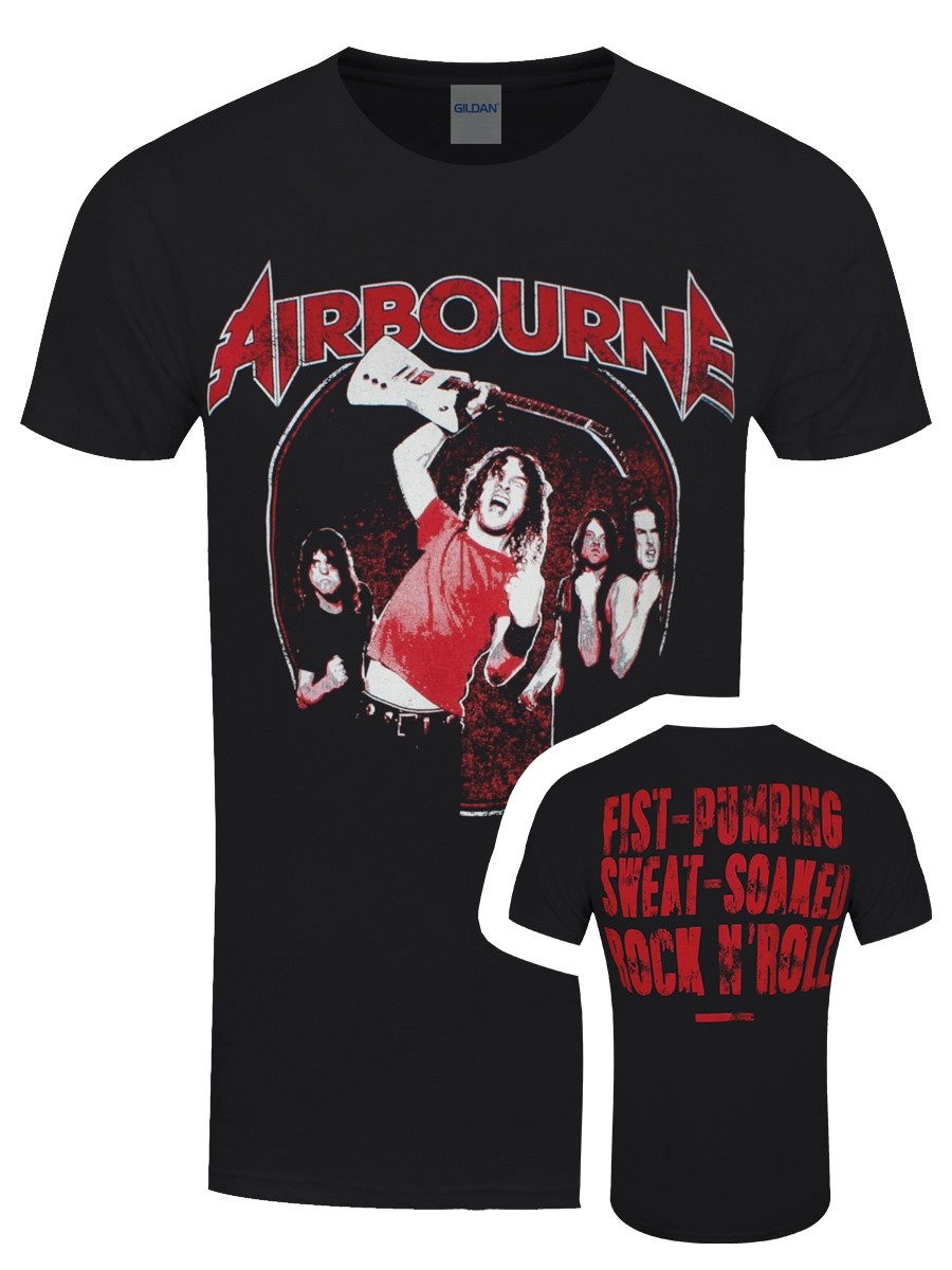 Airbourne Fist Pumping Men's T-Shirt Buy Online at Grindstore.com
