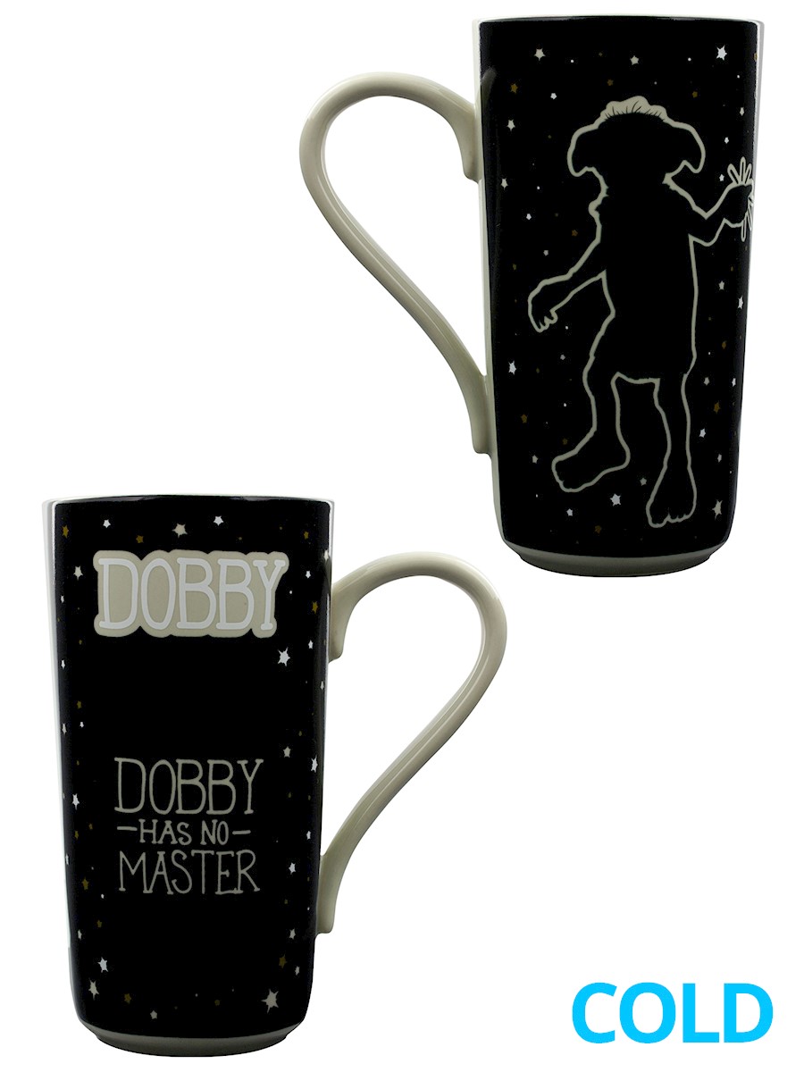Dobby Harry Potter Heat Changing Latte Mug Dobby is Free 