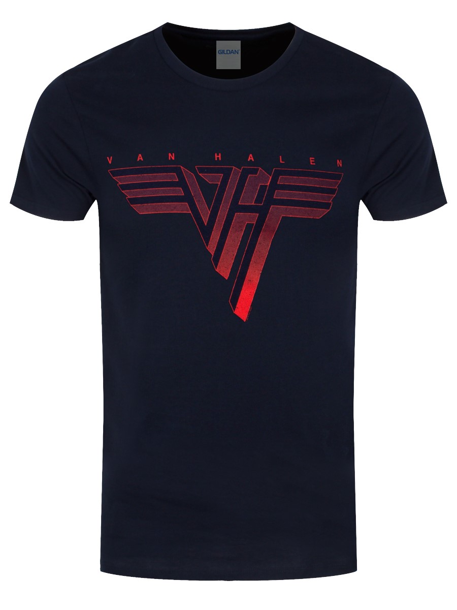 Van Halen T-shirt Classic Logo Navy Men/'s